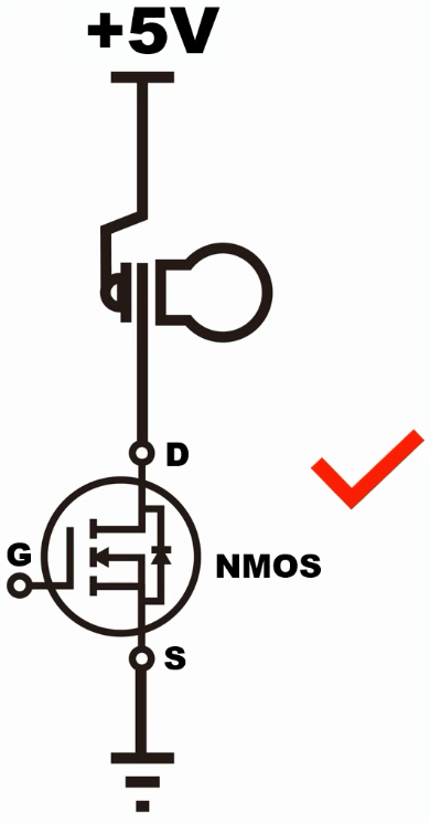 NMOS示例电路