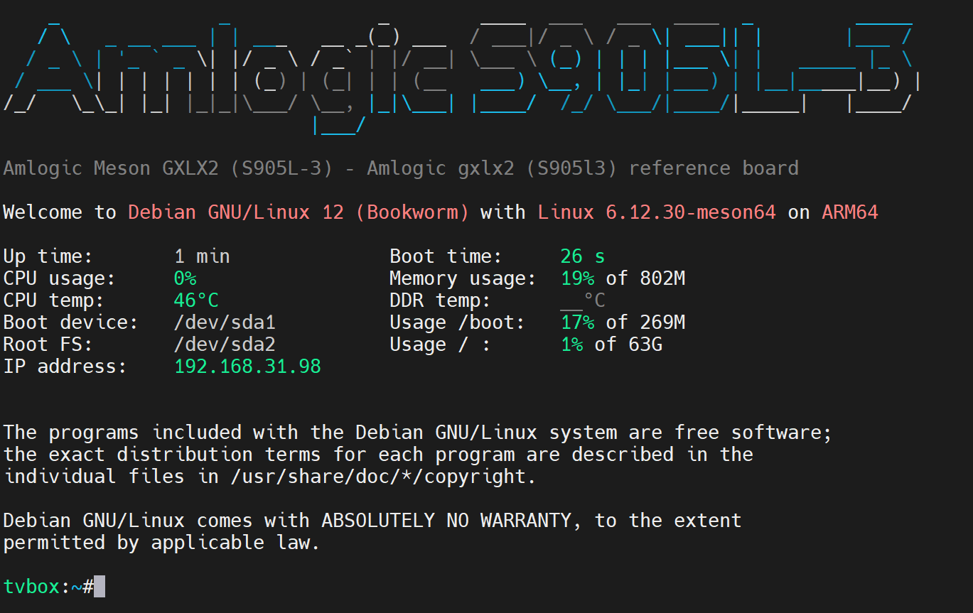 debian-on-amlogic系统